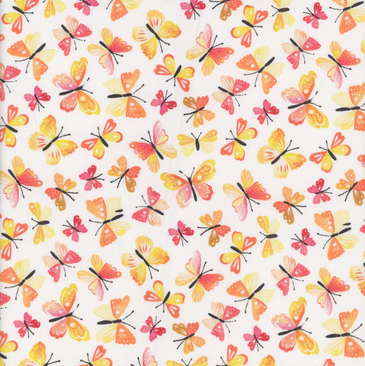 Benartex Fabrics A Prairie Heart Katie Daisy Rustic Flutter Peach